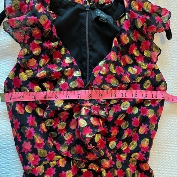 SALONI Printed Anita Dress - Picture 14 of 16